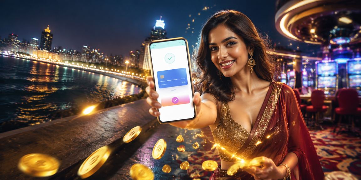 Mobile Rummy gameplay and payment interface in Mumbai marine drive